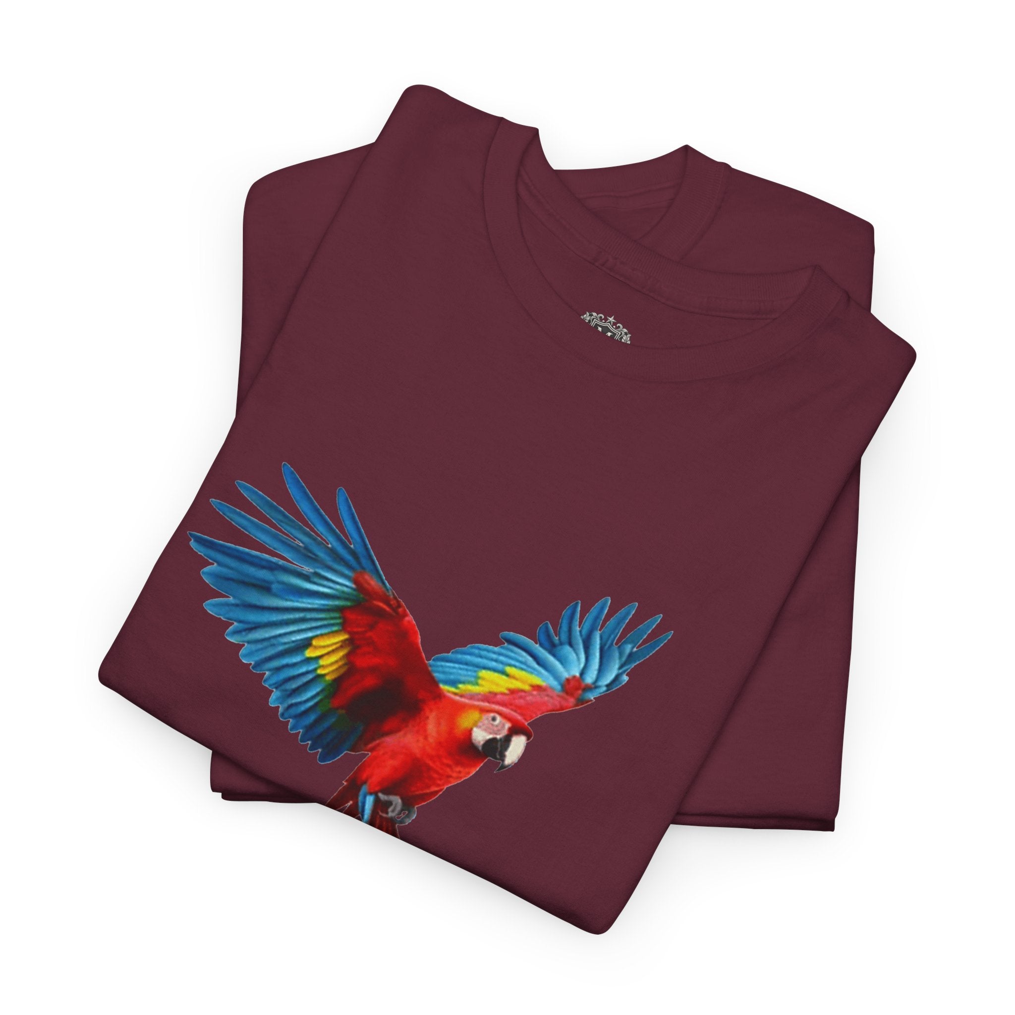Guyana Parrot T-Shirt — Colorful Macaw Graphic