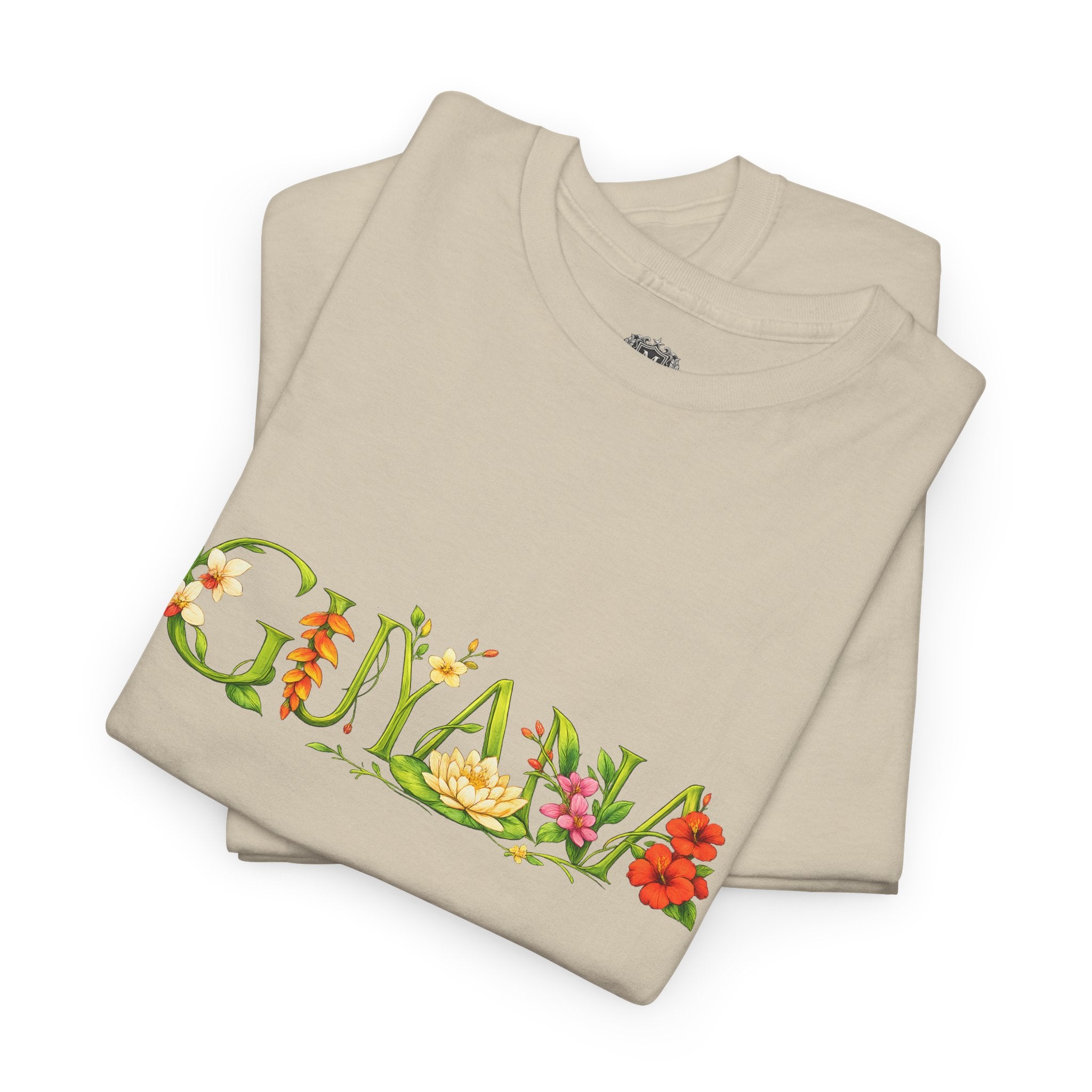 Guyana Floral Tee — Botanical Country Pride T-Shirt