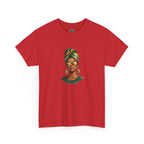 Afro Guyanese Headwrap Portrait T-Shirt — Afrocentric Art Tee