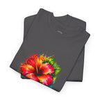 Hibiscus Watercolor Tee — Tropical Flower Graphic T-Shirt