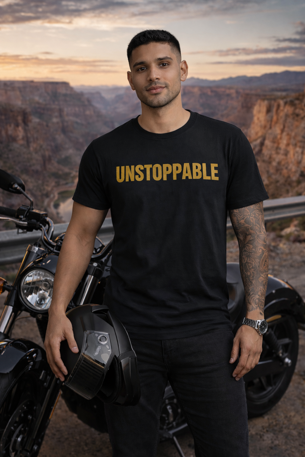 Unstoppable Tee — Motivational Graphic T-Shirt