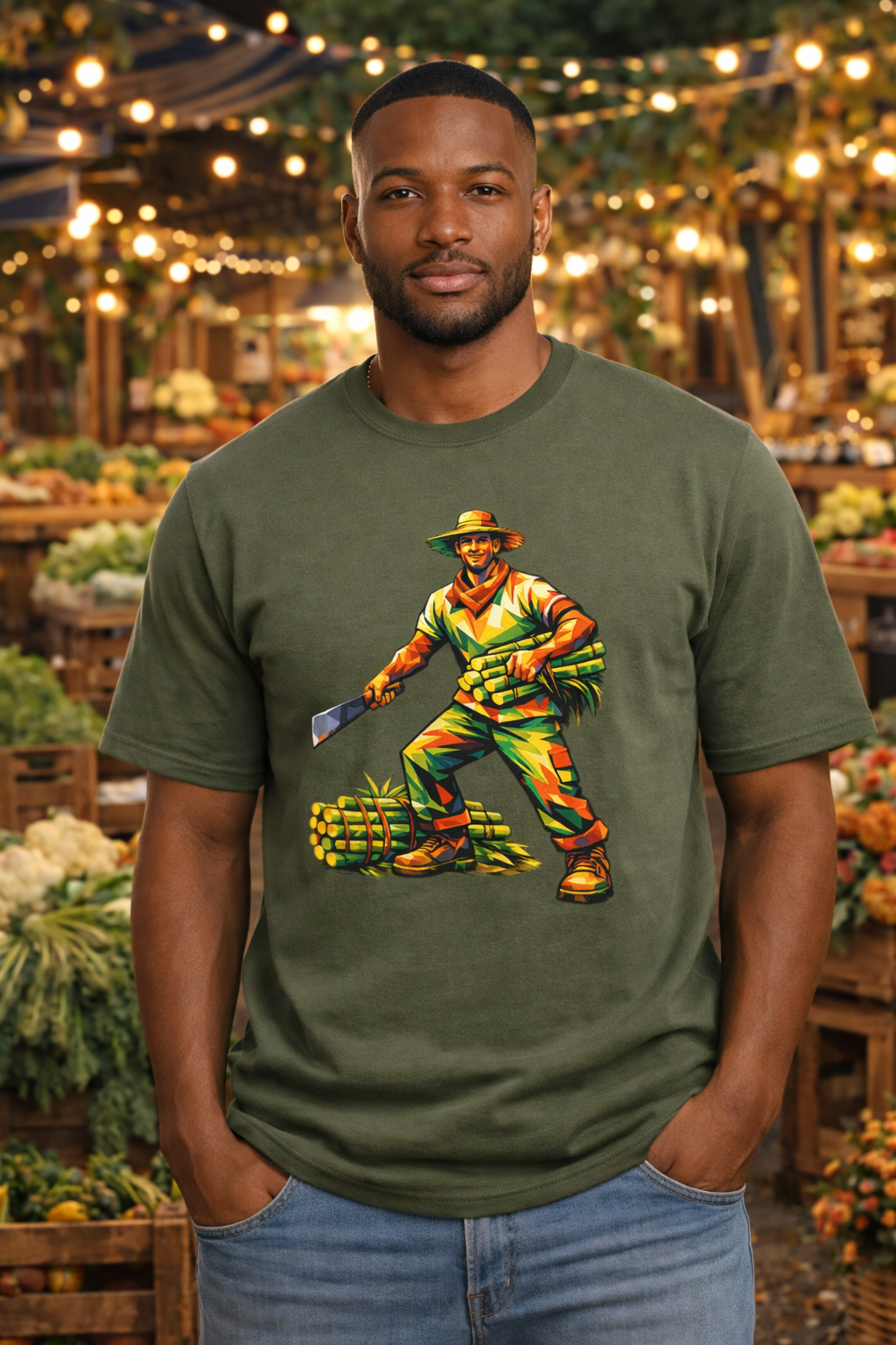 Cane Cutter Machete Tee — Honoring Field Work
