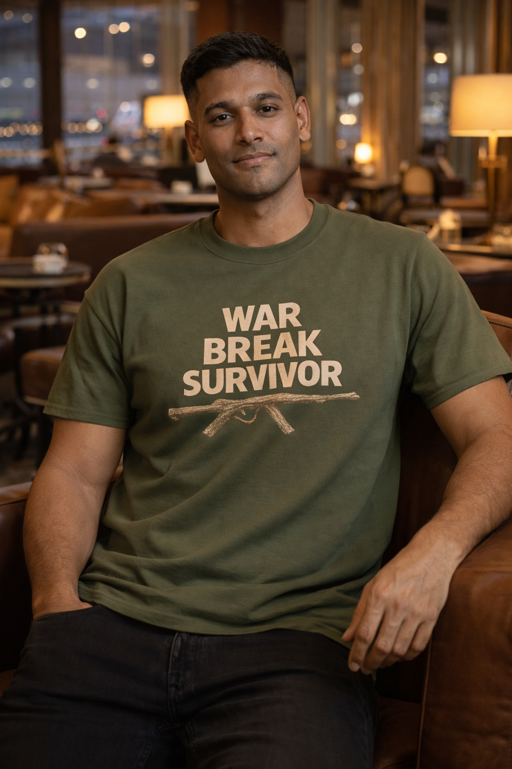 War Break Survivor T-Shirt — Childhood Nostalgia