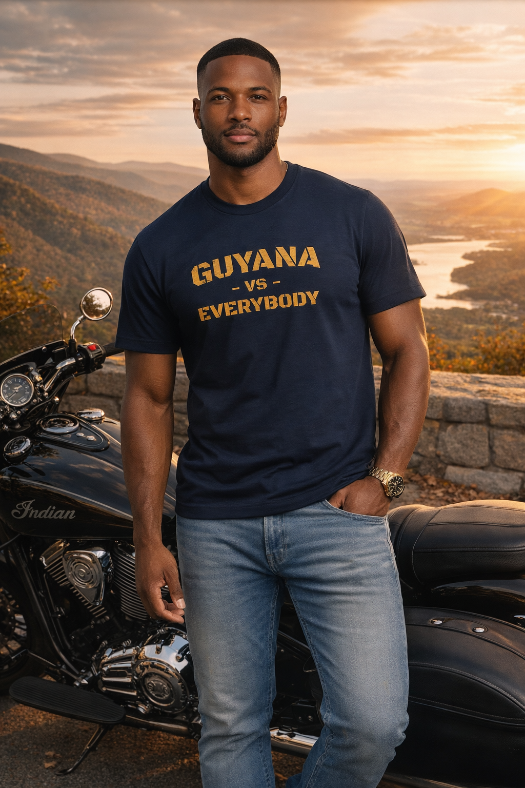 Guyana vs Everybody T-Shirt — Bold National Pride Tee