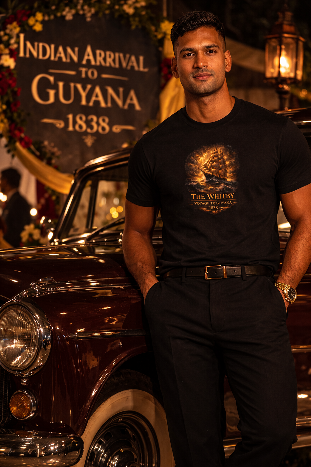 Whitby 1983 Guyana Arrival Tribute Unisex Graphic Tee