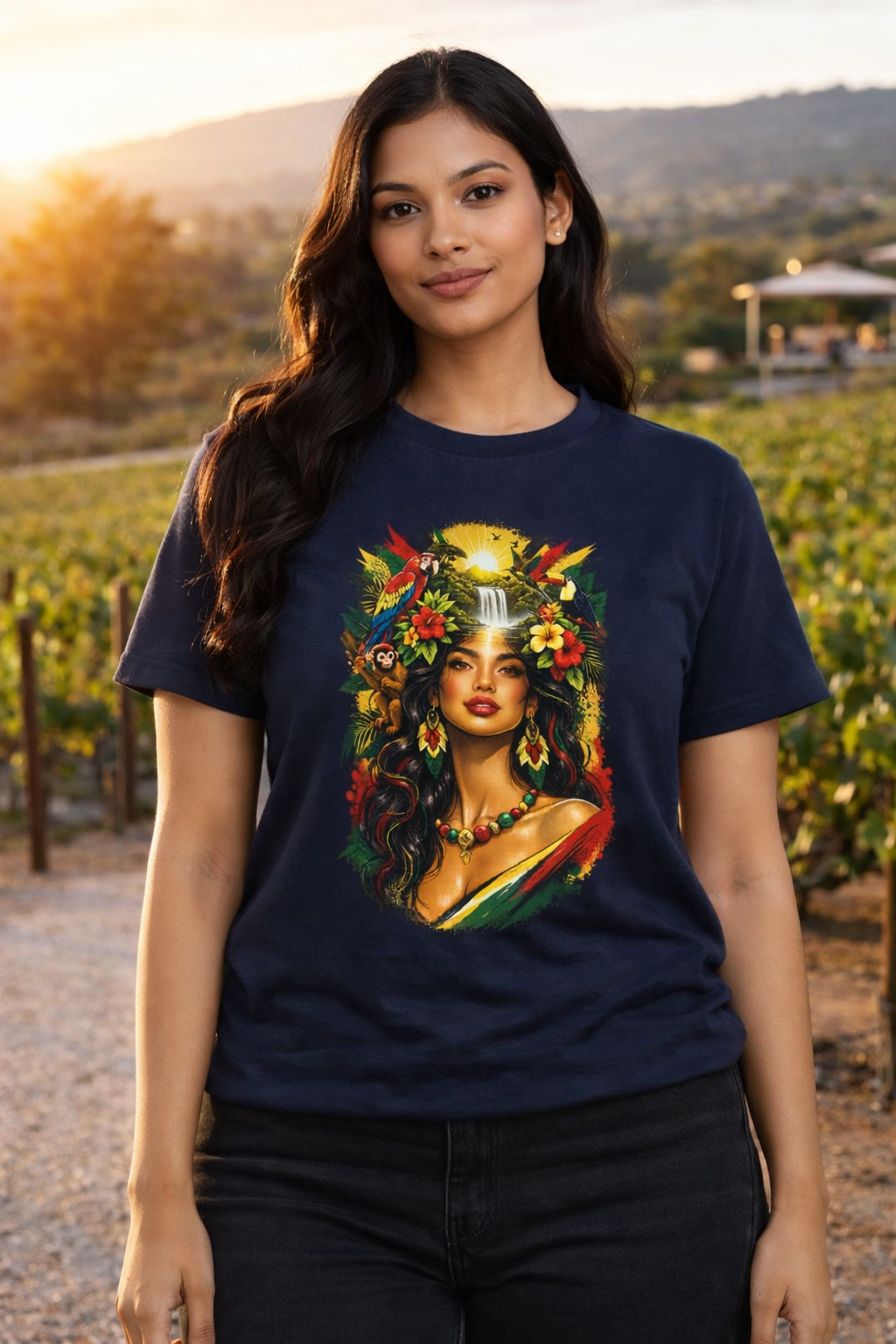 Guyana Amazon Mother Nature T-Shirt — Empowerment & Conservation Tee
