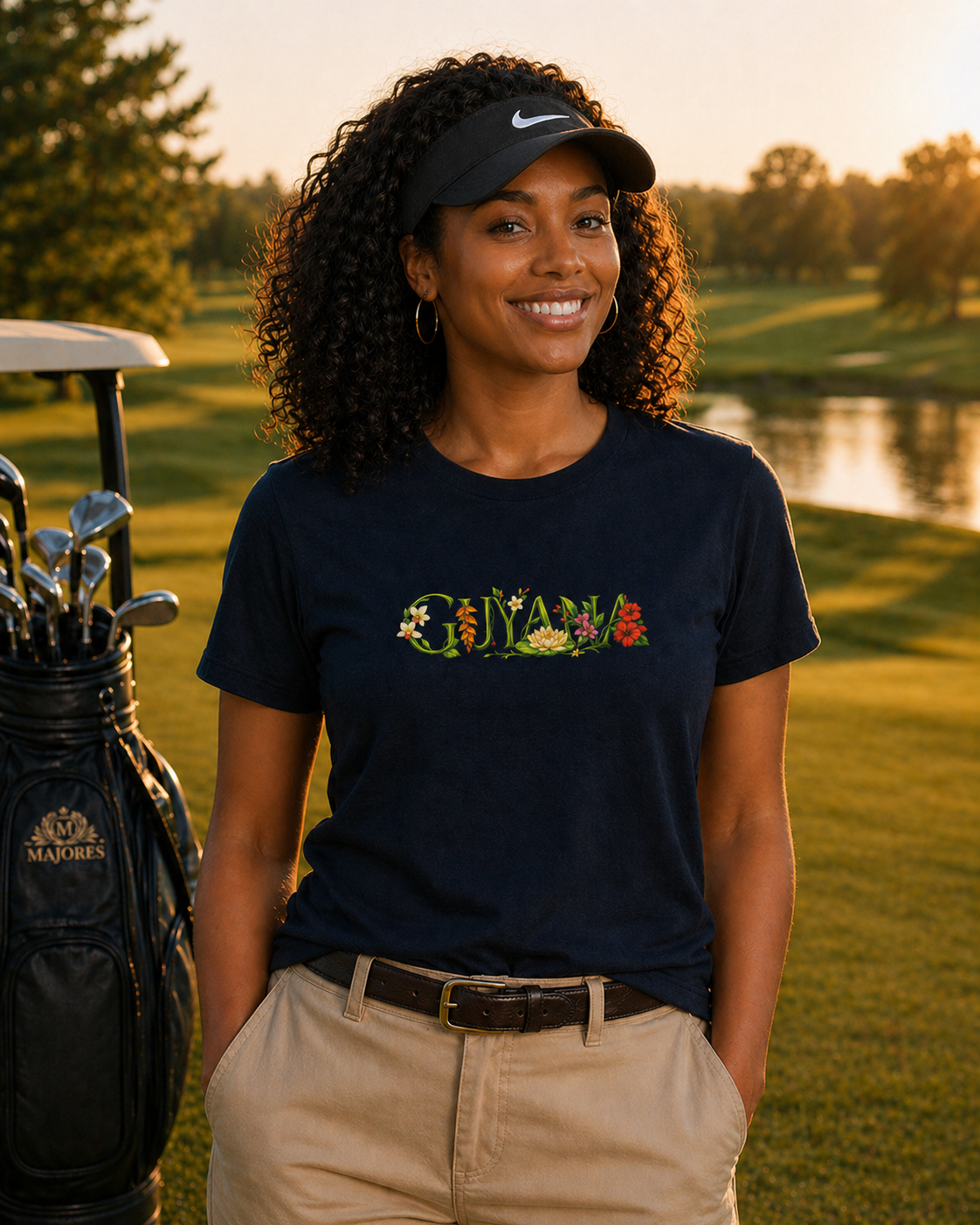 Guyana Floral Tee — Botanical Country Pride T-Shirt