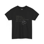 "Officer, hold this... leh me ga lang mi way" with Handcuffs Graphic — Funny Quote T‑Shirt