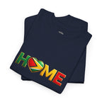 Heart Flag "HOME" Design — Guyanese Pride Tee