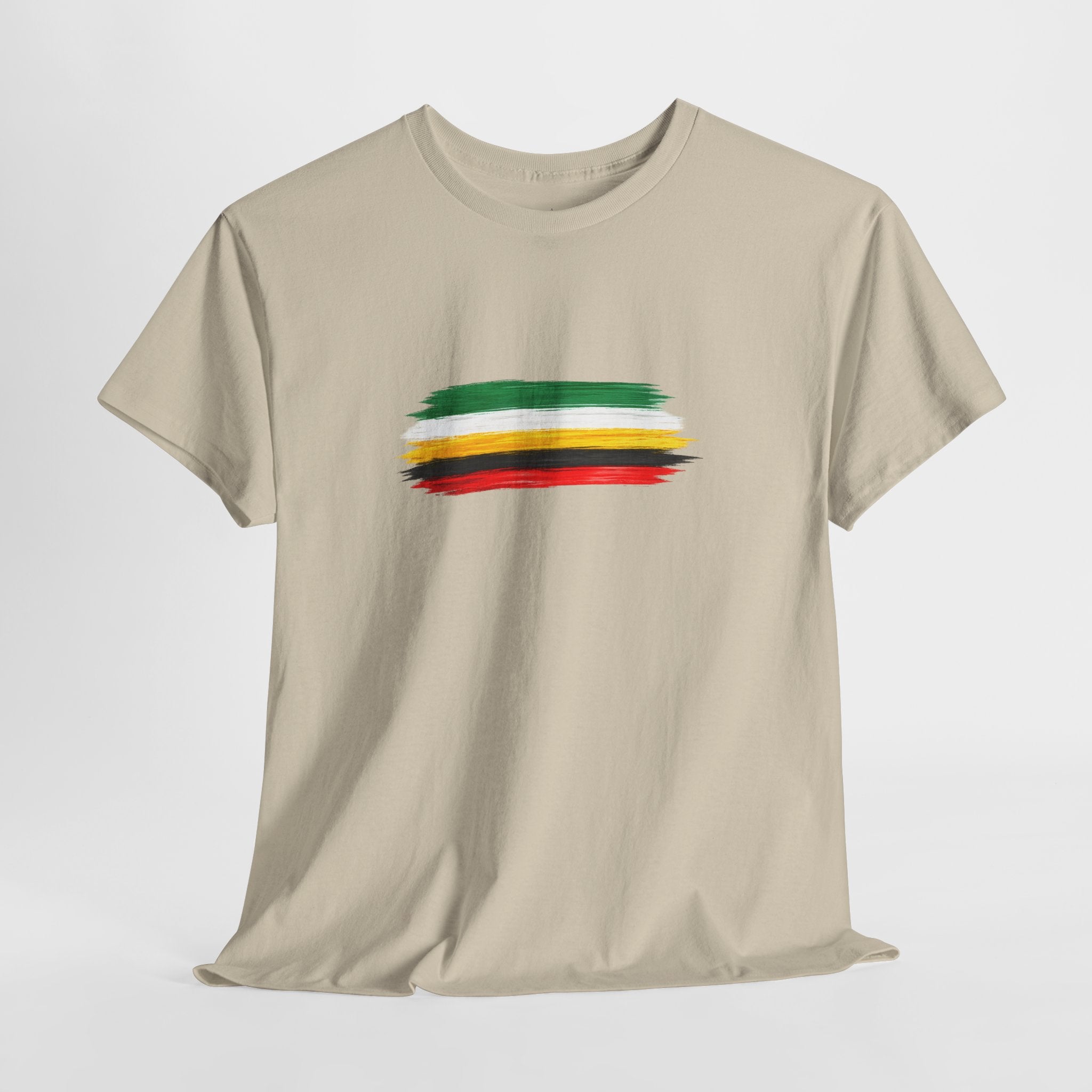 Guyana Flag Brushstroke T-Shirt — Modern Patriotic Pride Tee