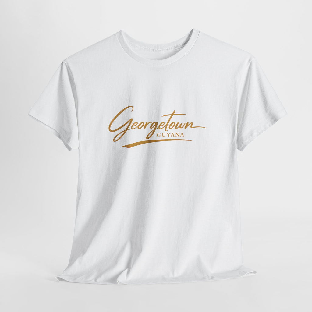 Georgetown Guyana Script Tee – Minimal Design T-Shirt