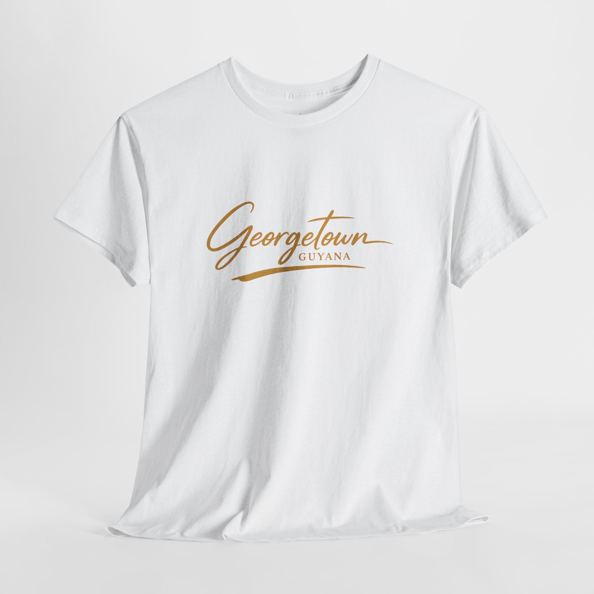 Georgetown Guyana Script Tee – Minimal Design T-Shirt