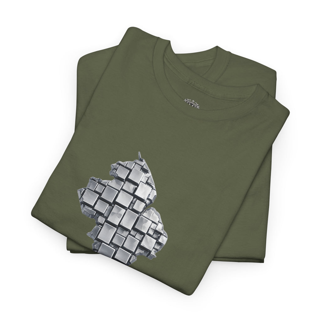 Guyana Geometric Map T-Shirt — Mineral Heritage Design
