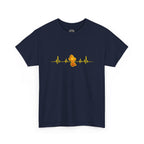 Guyana Heartbeat T-Shirt — ECG Map of Guyana Pride Tee