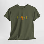 Guyana Heartbeat T-Shirt — ECG Map of Guyana Pride Tee