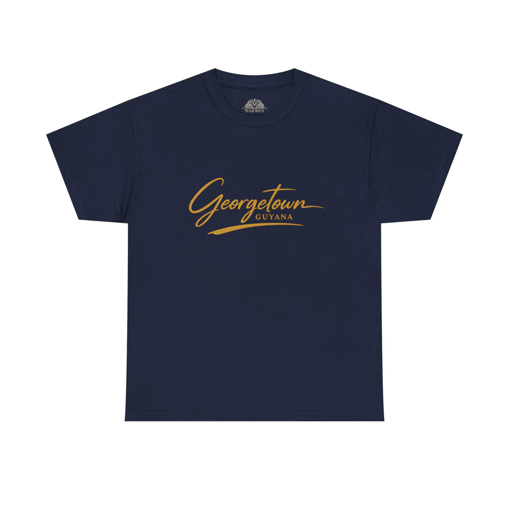 Georgetown Guyana Script Tee – Minimal Design T-Shirt