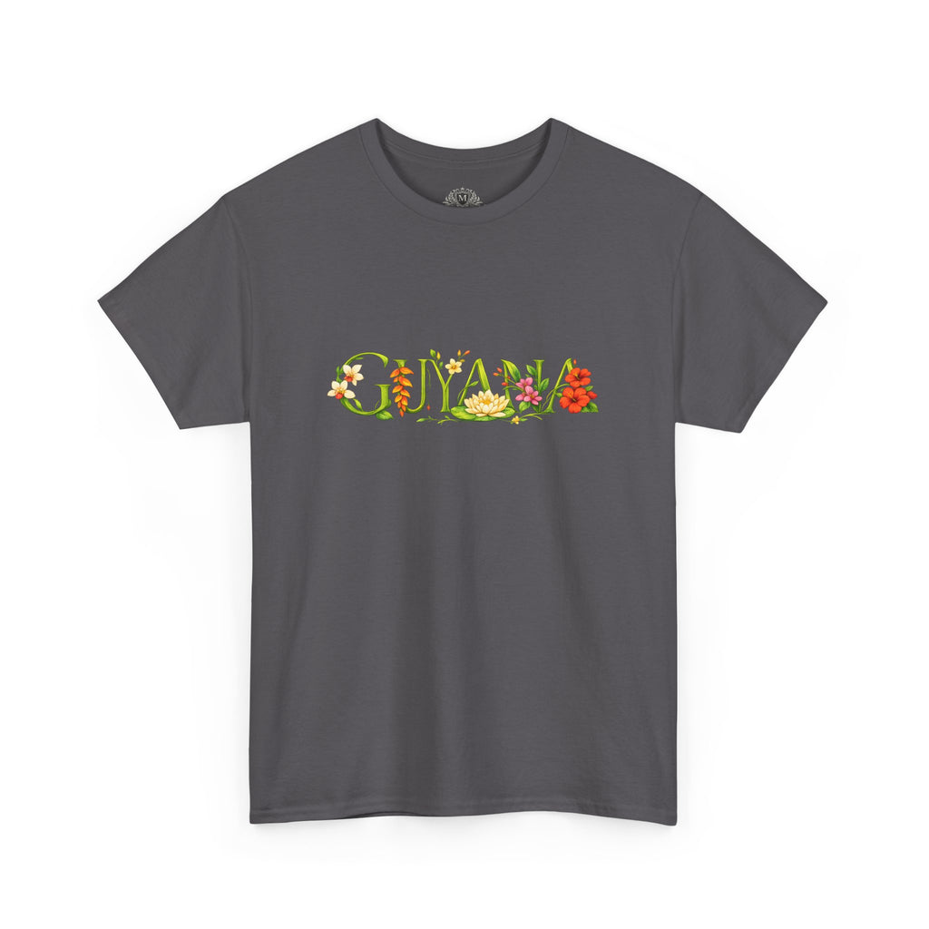Guyana Floral Tee — Botanical Country Pride T-Shirt