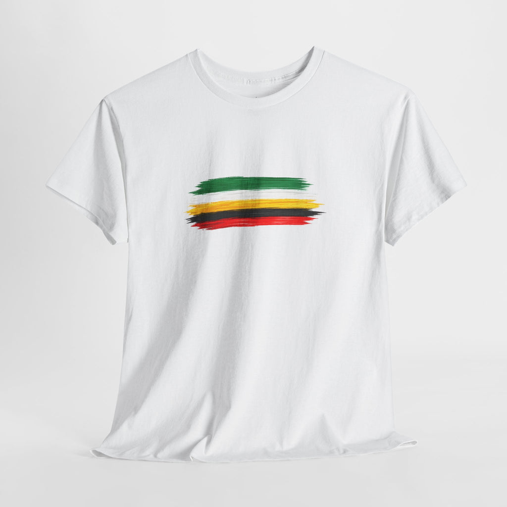 Guyana Flag Brushstroke T-Shirt — Modern Patriotic Pride Tee