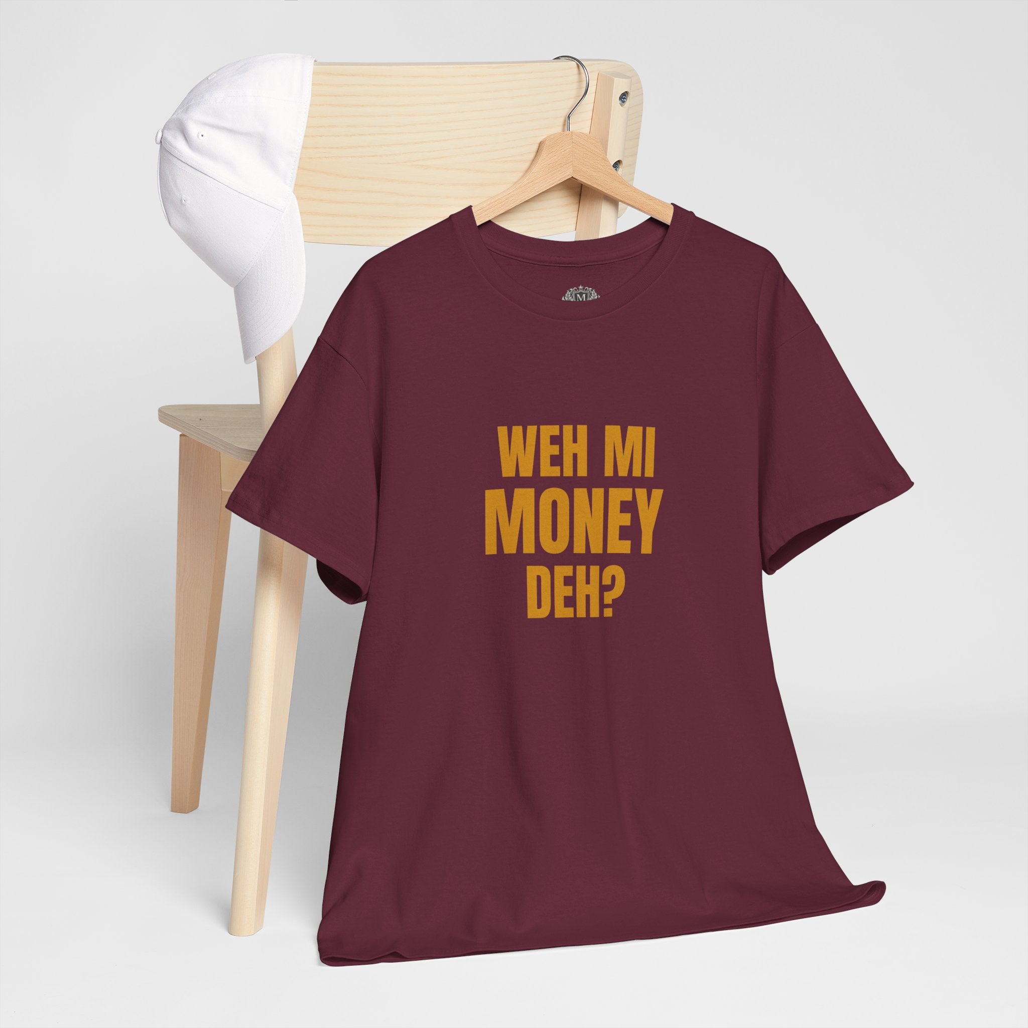 Weh Mi Money Deh? T-Shirt — Caribbean Creole Funny Graphic Tee