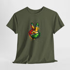 Guyana Flag Peace Sign T-Shirt — Hope & Unity Tee