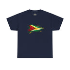 Guyana Flag Paint Splash T-Shirt — Patriotic Caribbean Tee