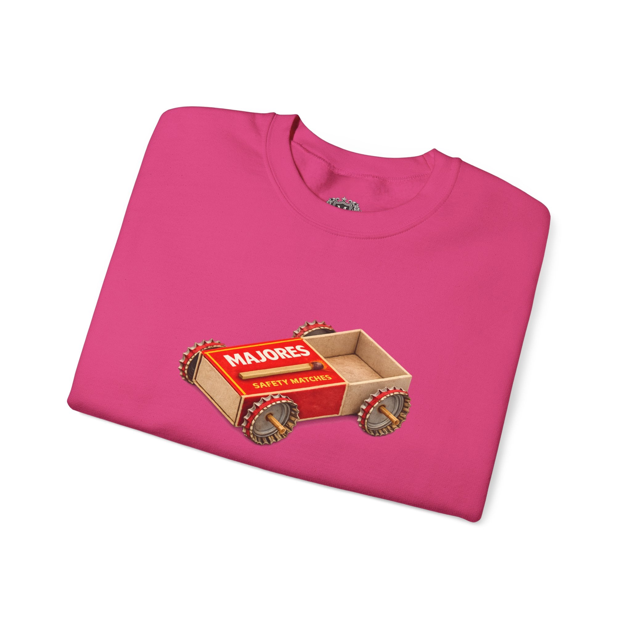 Safety Matchbox Toy Sweatshirt — Childhood Nostalgia