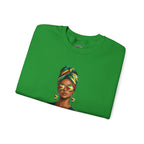 Afro Guyanese Headwrap Portrait Crewneck Sweatshirt
