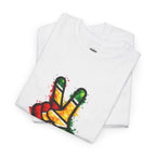Guyana Flag Peace Sign T-Shirt — Hope & Unity Tee