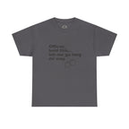 "Officer, hold this... leh me ga lang mi way" with Handcuffs Graphic — Funny Quote T‑Shirt