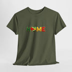 Heart Flag "HOME" Design — Guyanese Pride Tee