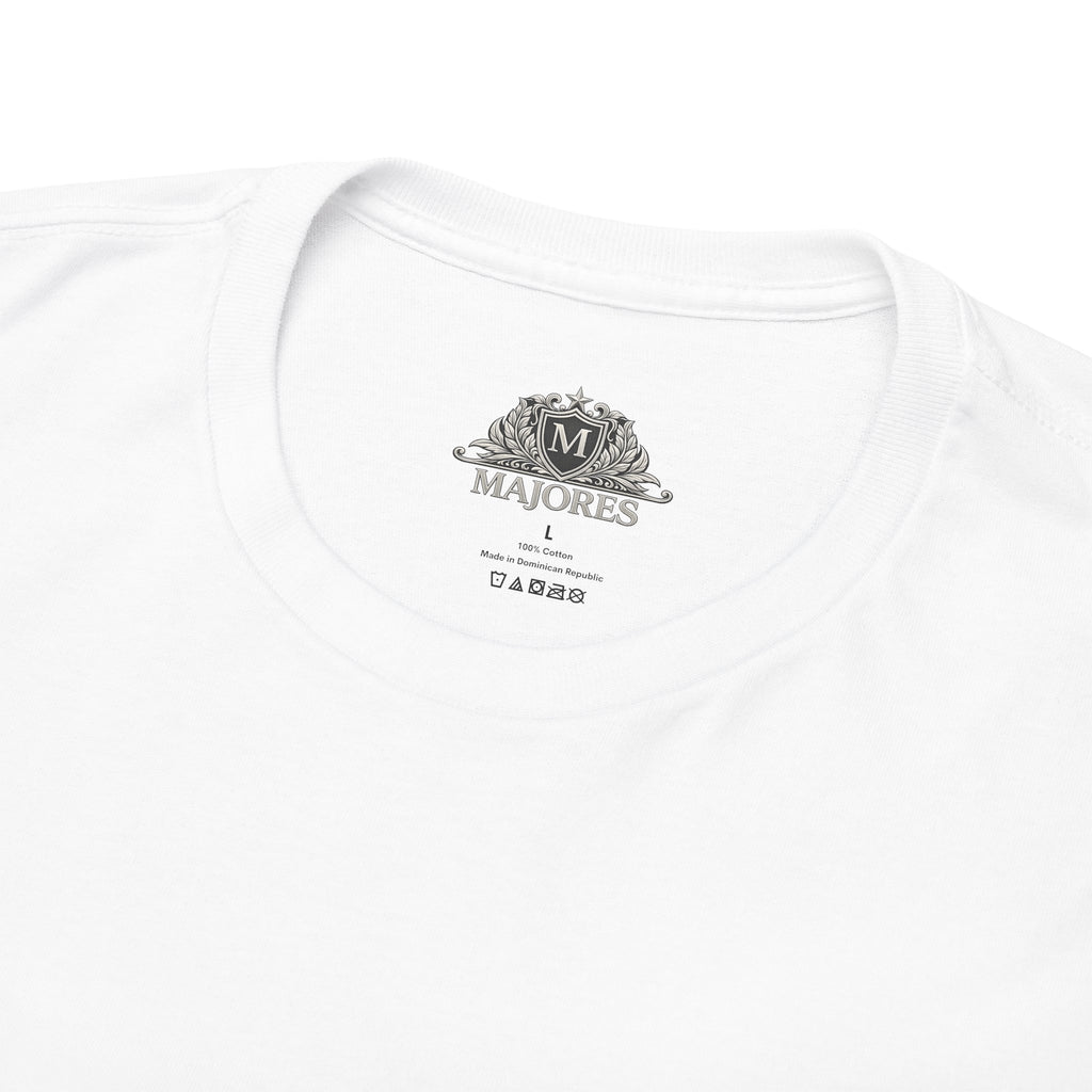 Guyana Hibiscus Tee — Woman Smelling Flower