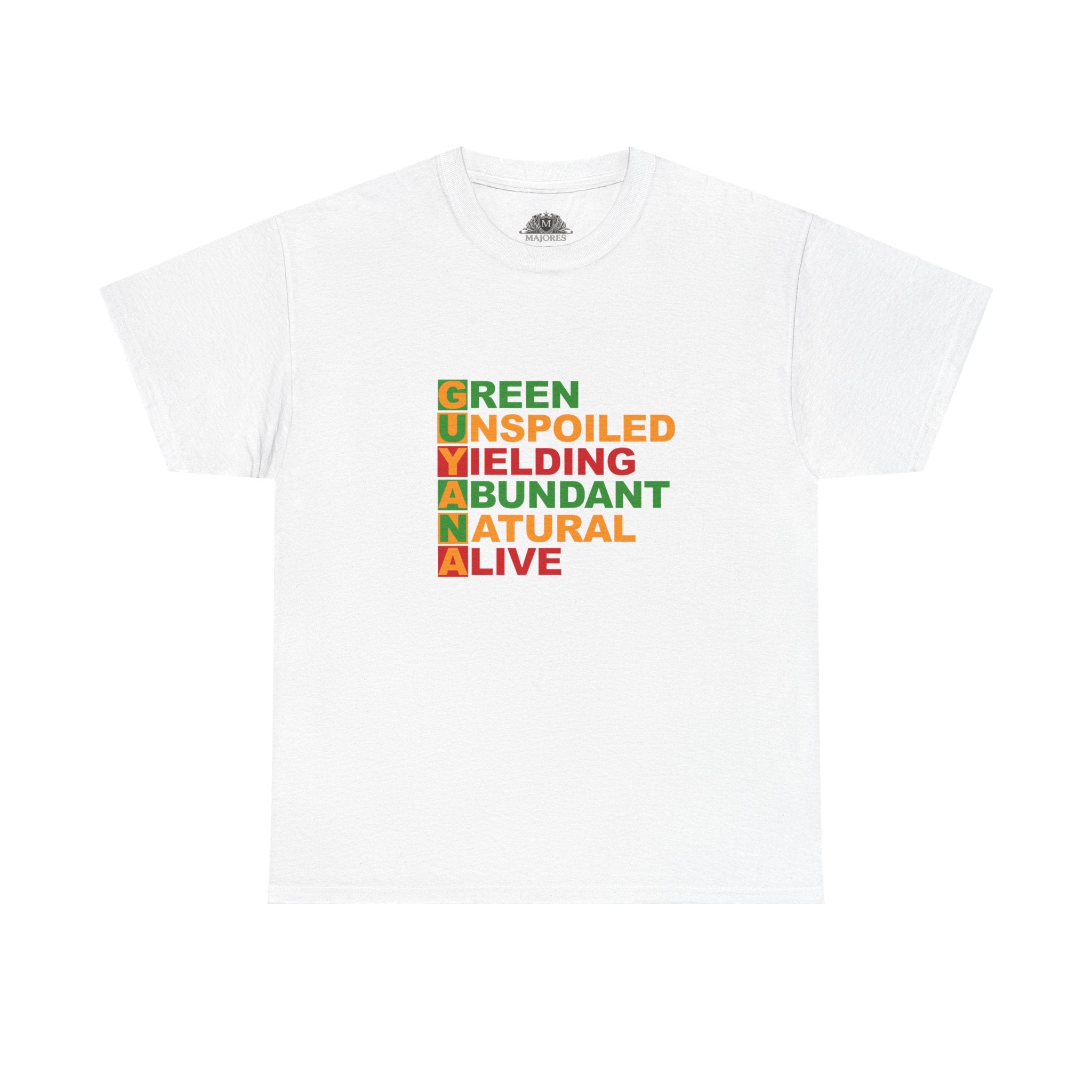 GUYANA Acrostic Design — Patriotic Eco Tee