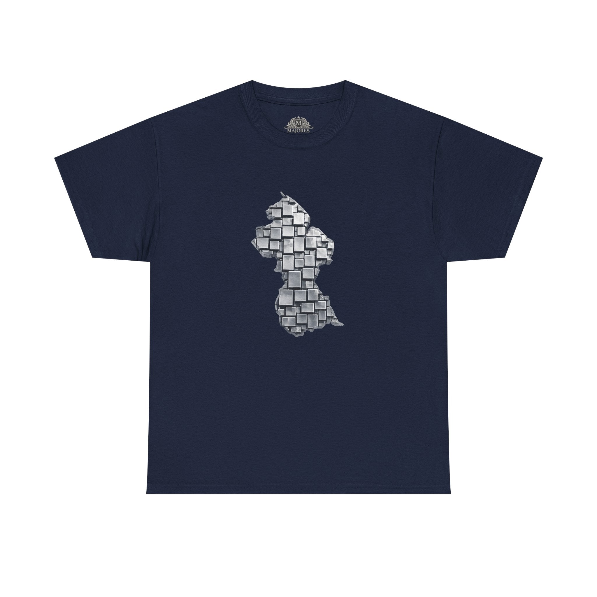 Guyana Geometric Map T-Shirt — Mineral Heritage Design