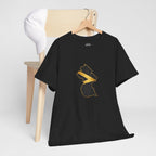 Guyana Map T-Shirt with Golden Arrowhead Stripe