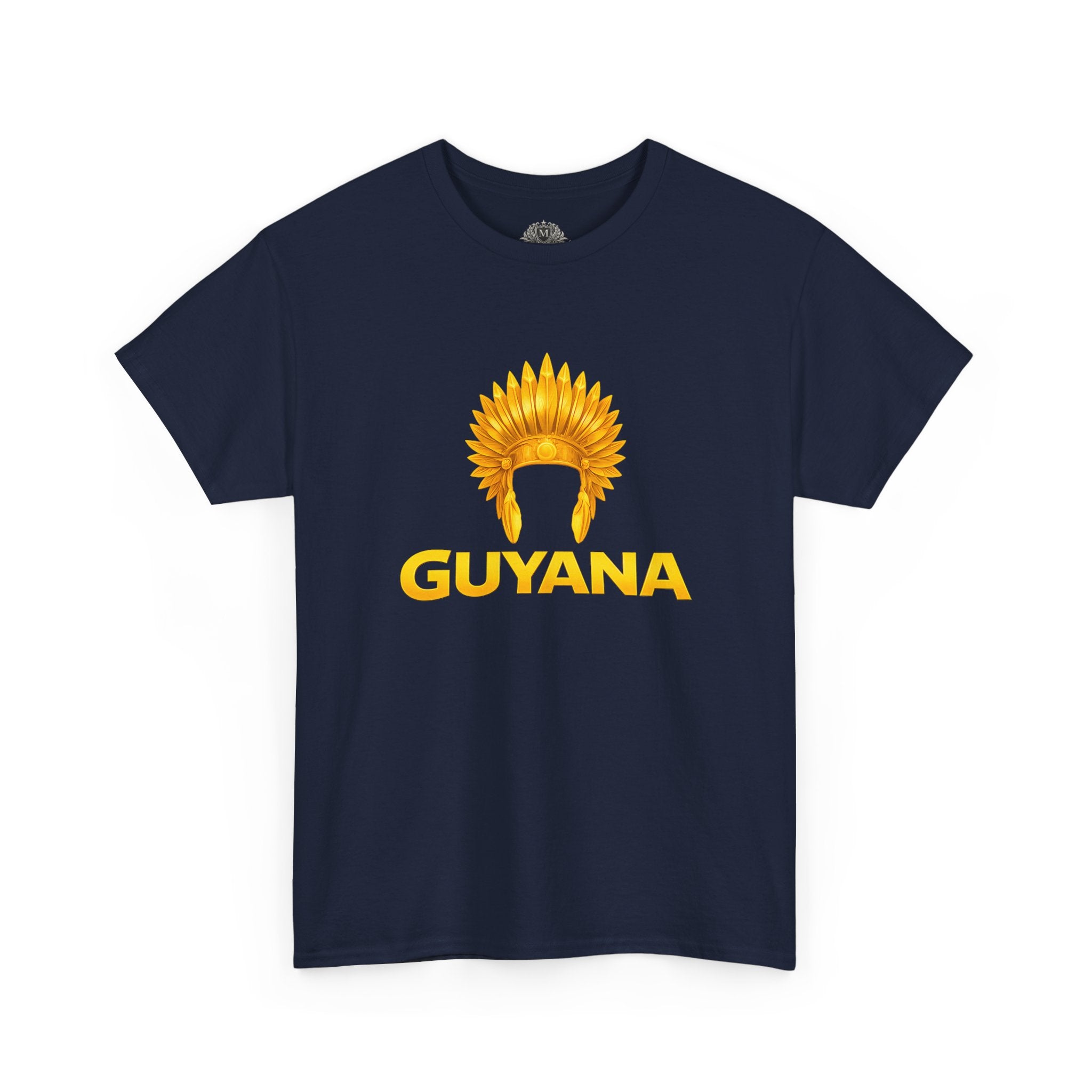 Guyana Native Headdress T-Shirt — Golden Tribal Tribute Tee