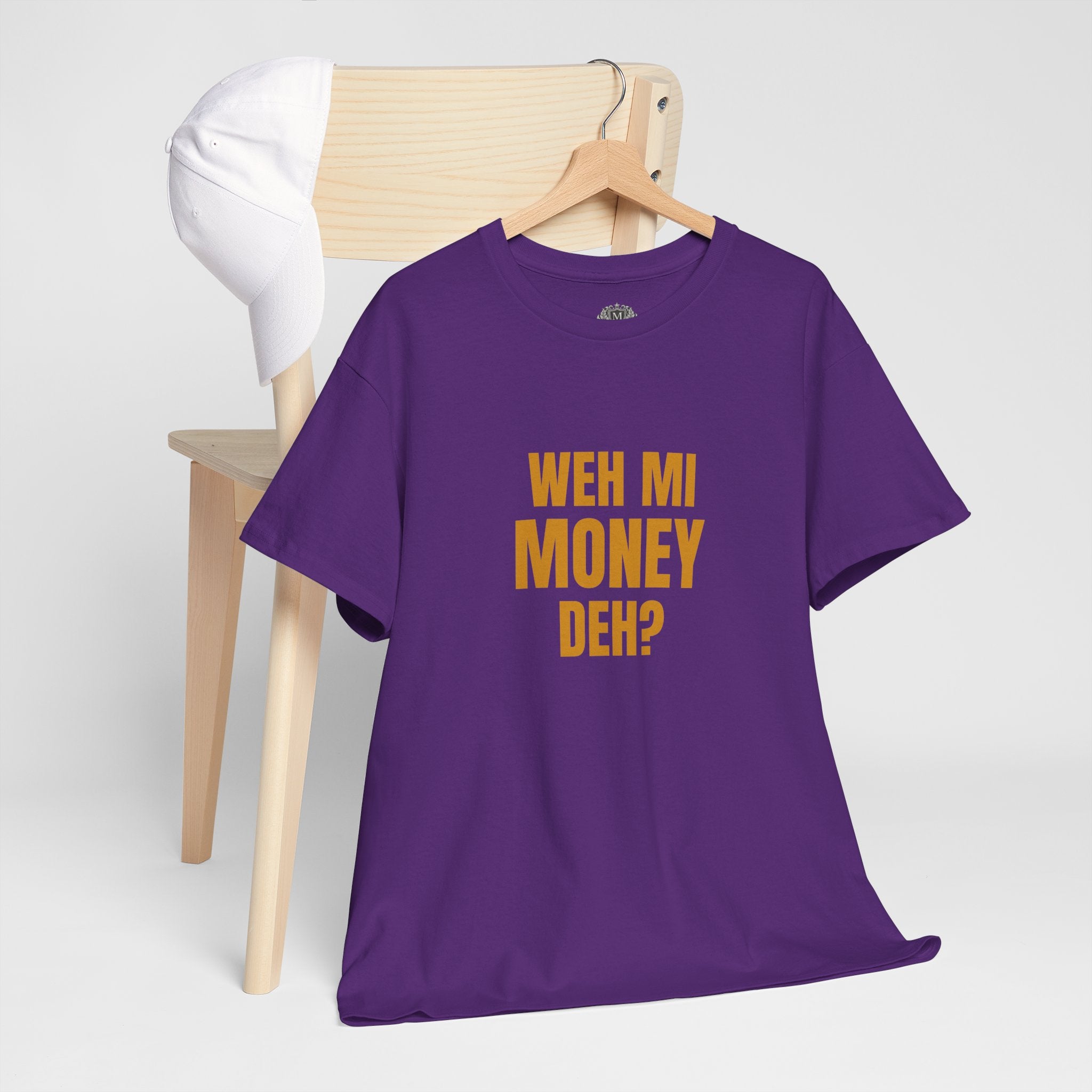 Weh Mi Money Deh? T-Shirt — Caribbean Creole Funny Graphic Tee
