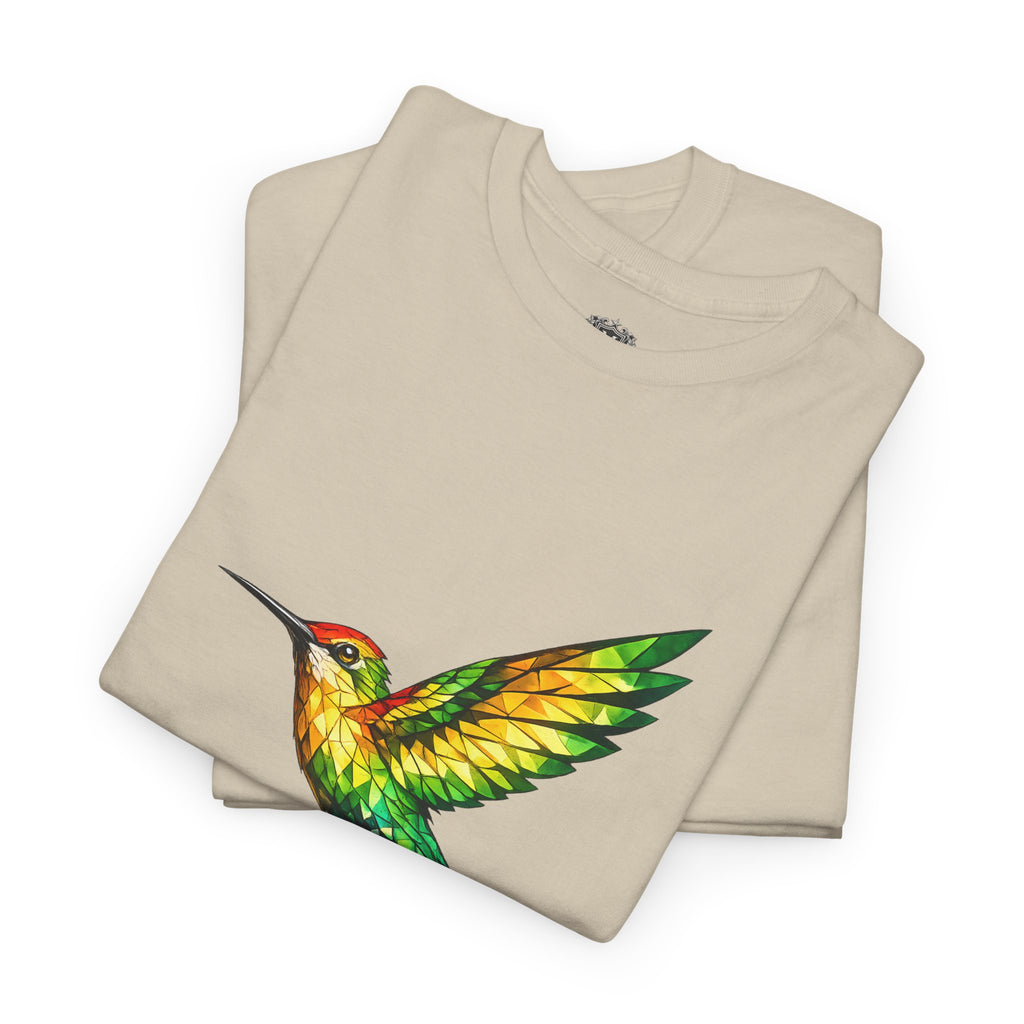 Guyana Rainforest Stained-Glass Hummingbird Tee — Biodiversity & Conservation