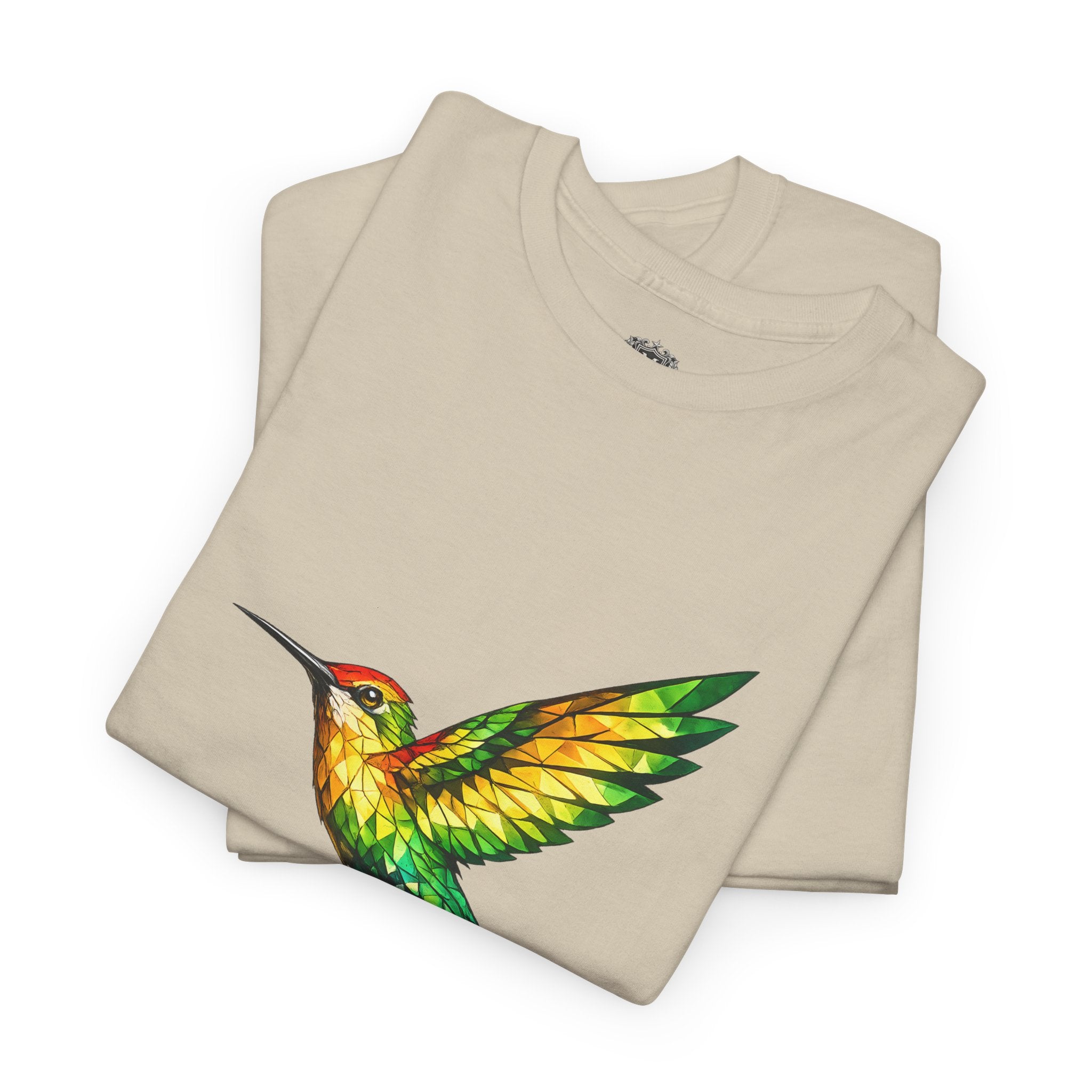 Guyana Rainforest Stained-Glass Hummingbird Tee — Biodiversity & Conservation