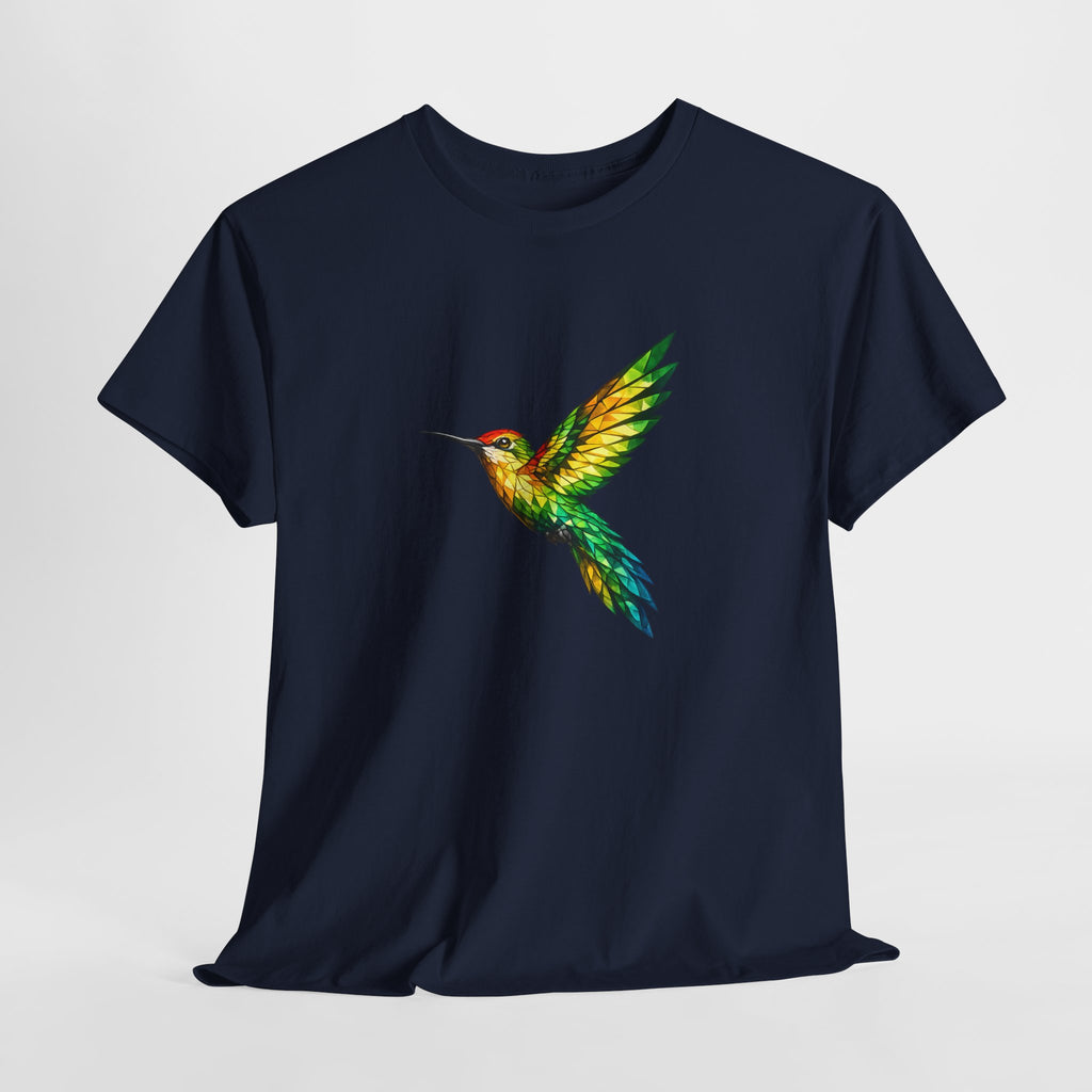 Guyana Rainforest Stained-Glass Hummingbird Tee — Biodiversity & Conservation