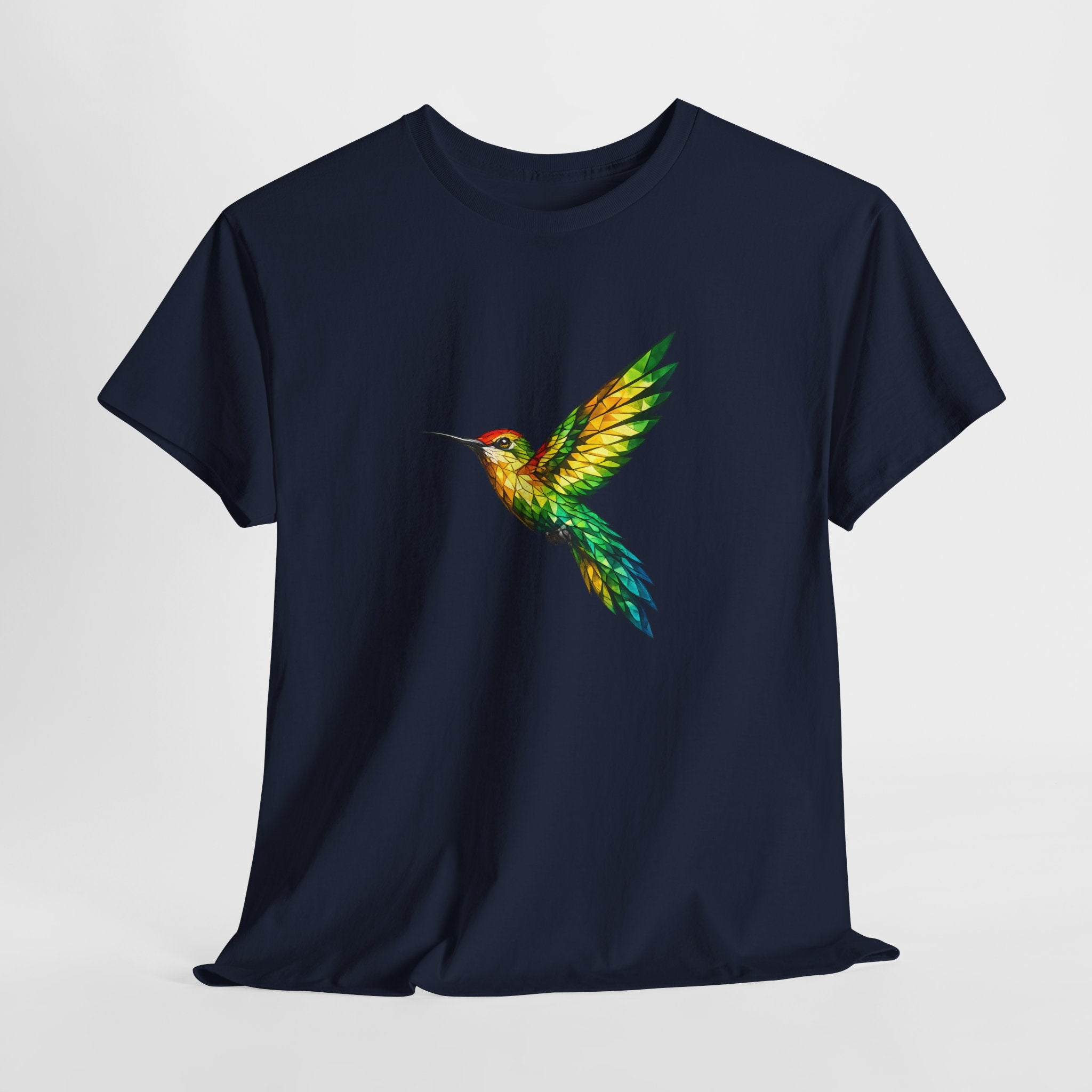 Guyana Rainforest Stained-Glass Hummingbird Tee — Biodiversity & Conservation