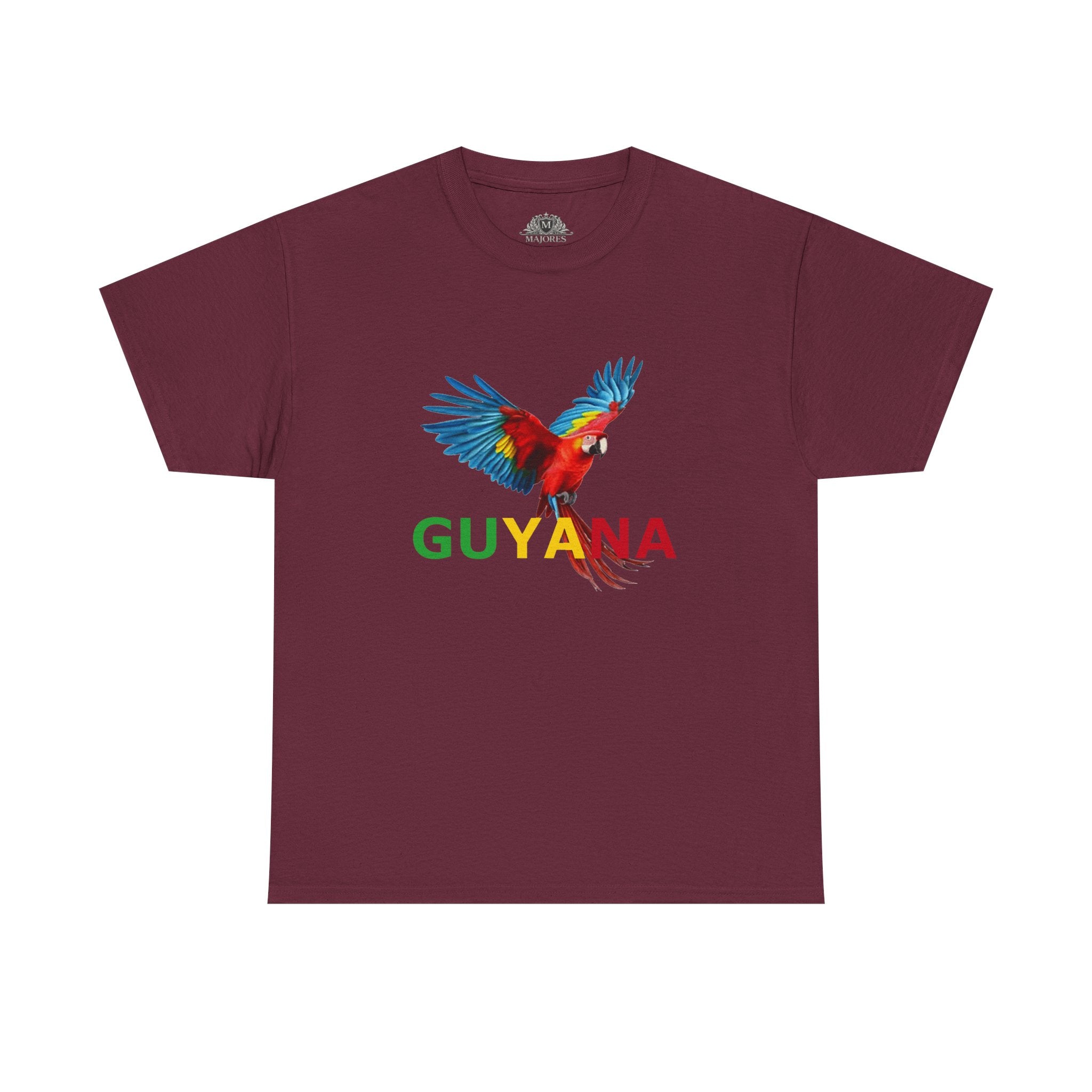 Guyana Parrot T-Shirt — Colorful Macaw Graphic