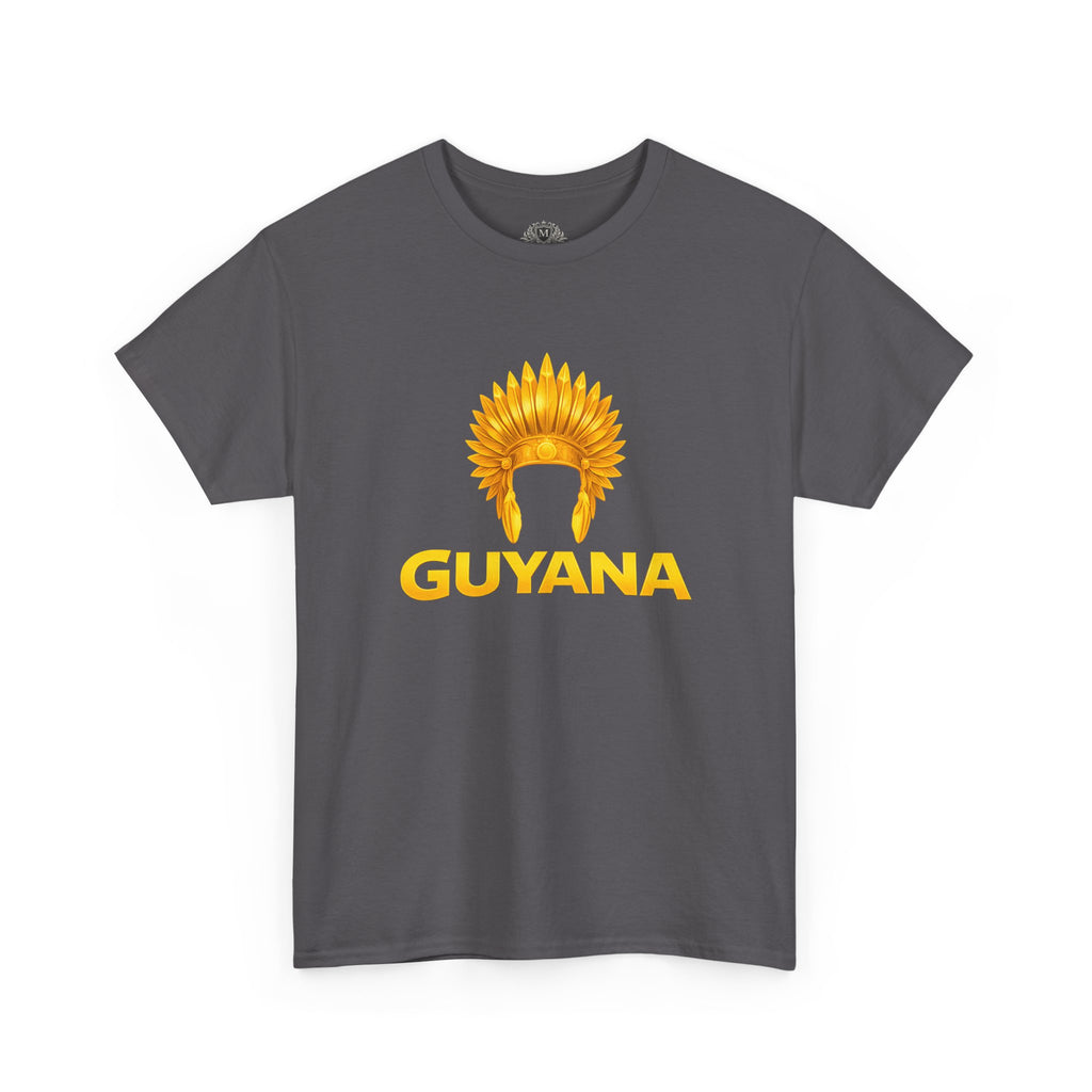Guyana Native Headdress T-Shirt — Golden Tribal Tribute Tee