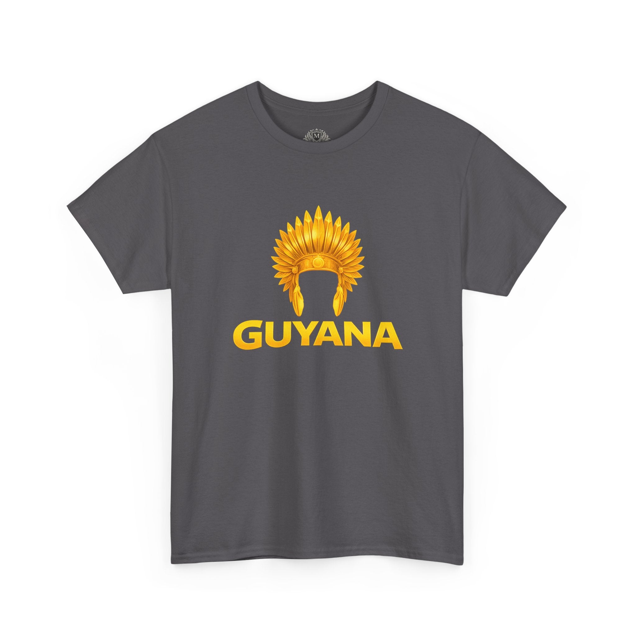 Guyana Native Headdress T-Shirt — Golden Tribal Tribute Tee