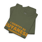 Guyanese Tee - "I Identify As Guyanese Pronouns: ALMOST/THERE" Shirt