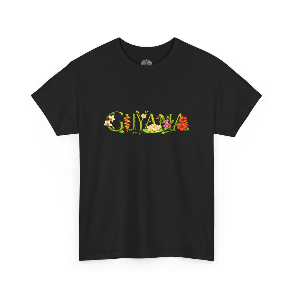 Guyana Floral Tee — Botanical Country Pride T-Shirt
