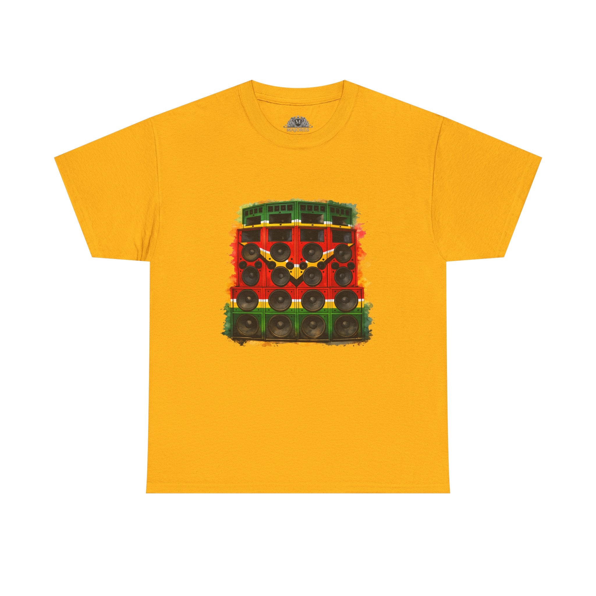 Reggae Sound System T‑Shirt – Speaker Stack Graphic Tee