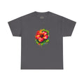 Hibiscus Watercolor Tee — Tropical Flower Graphic T-Shirt