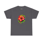 Hibiscus Watercolor Tee — Tropical Flower Graphic T-Shirt