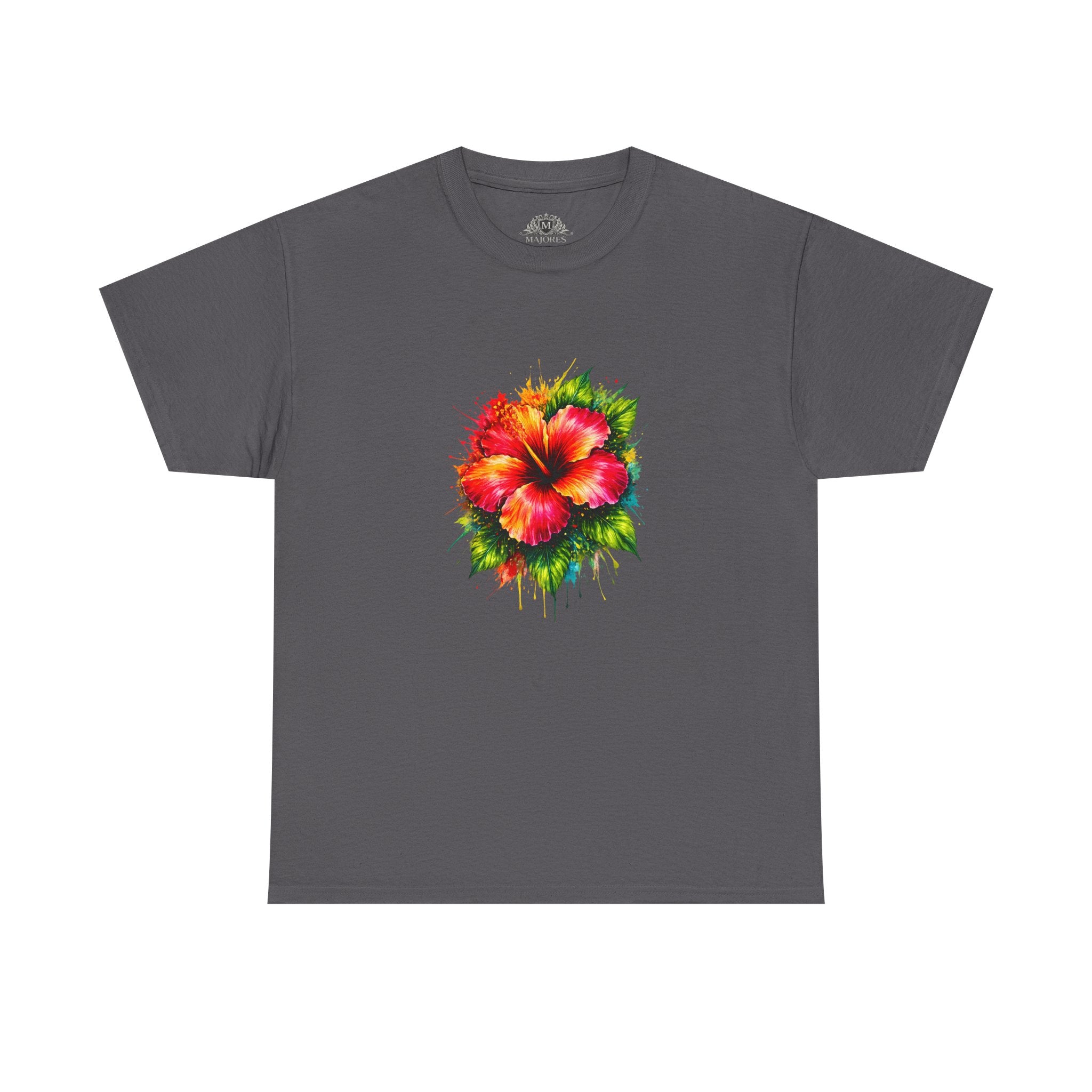 Hibiscus Watercolor Tee — Tropical Flower Graphic T-Shirt