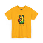Guyana Flag Peace Sign T-Shirt — Hope & Unity Tee